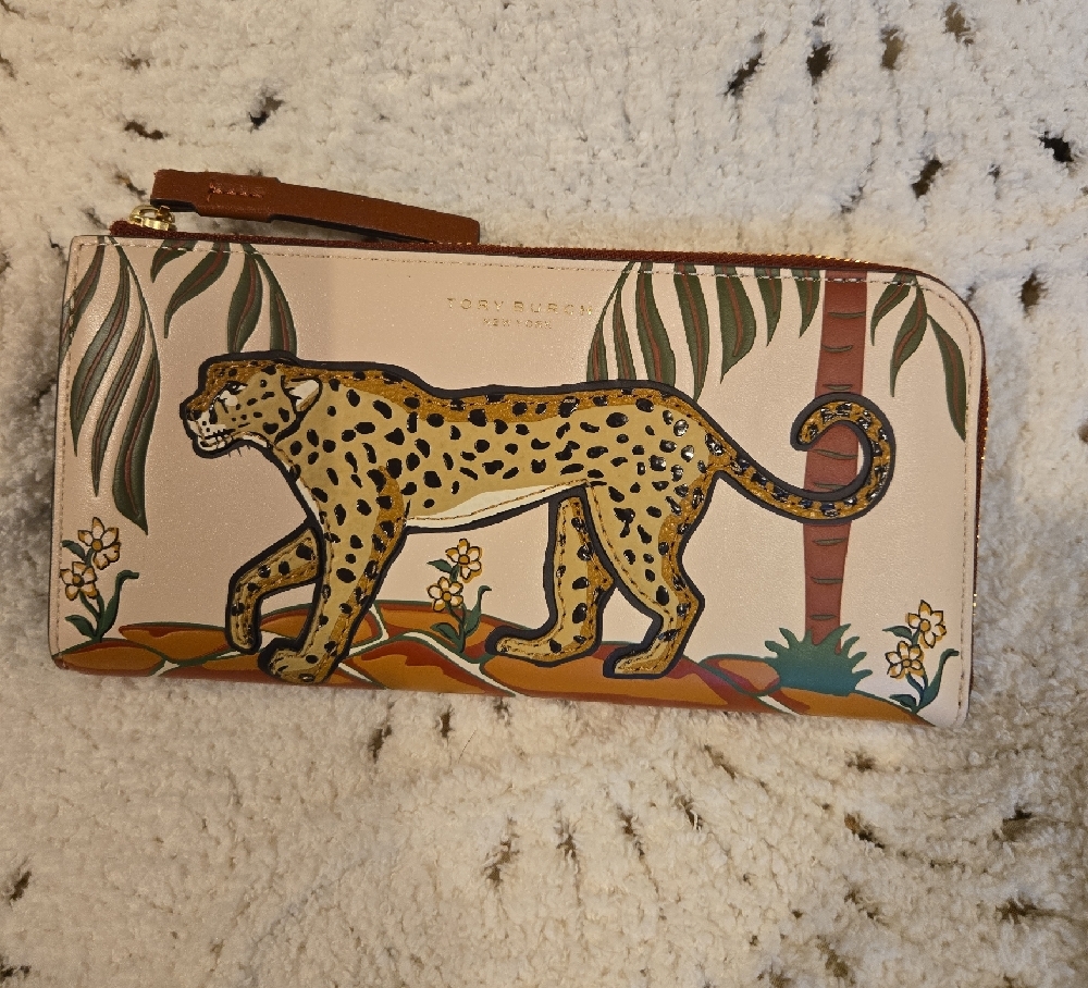 Tory Burch Leopard Print Wallet